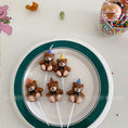 Load image into Gallery viewer, Cute Bear Birthday Candles
