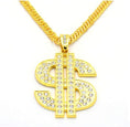 Load image into Gallery viewer, Gold Plated Chain Dollar Necklace and Ring Set
