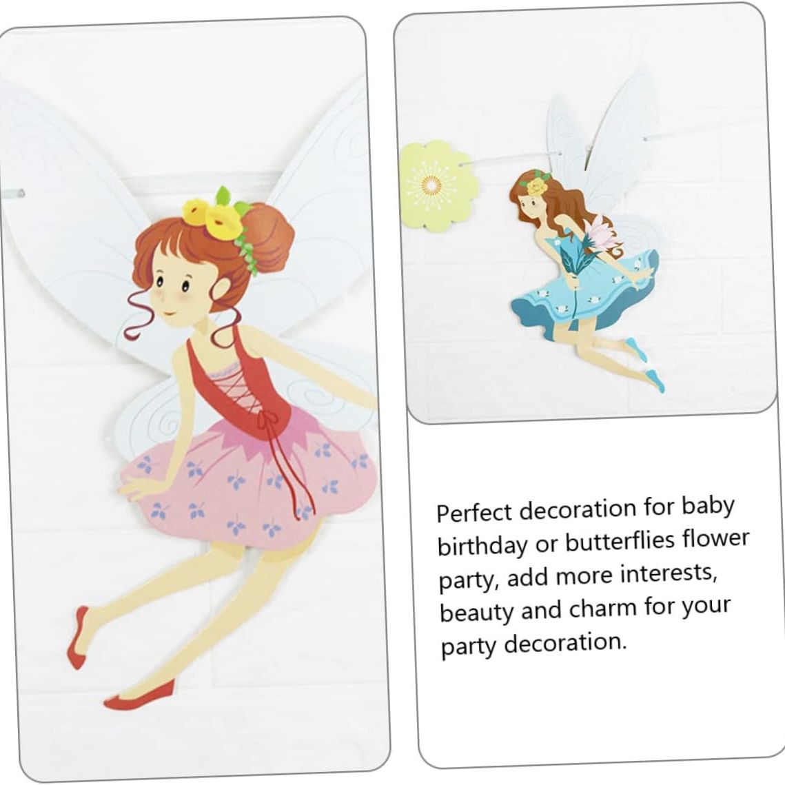 Flower Fairy Theme Birthday Garland