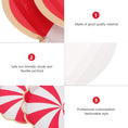 Load image into Gallery viewer, Red Carnival Theme 9 Inch Paper Plates Set
