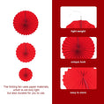 Load image into Gallery viewer, Party Hanging Paper Fans Round Paper Garlands
