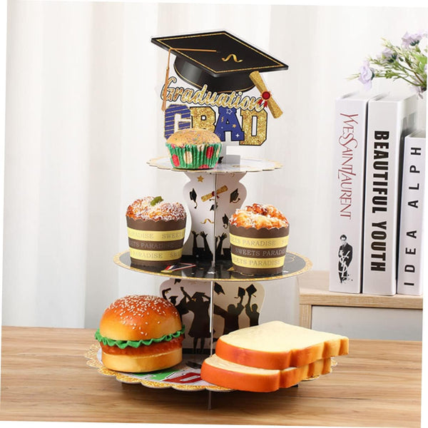 Graduation Theme Cupcake Stand