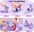 Load image into Gallery viewer, shell shaped Mermaid Theme Party Favor Boxes
