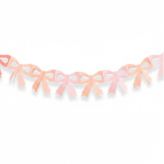 Hanging Pink Bow Banner