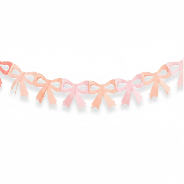 Hanging Pink Bow Banner