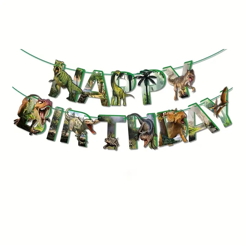 Dinosaur Adventure Party Banner