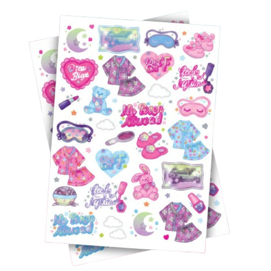 Sleepover Party Tattoo Sticker