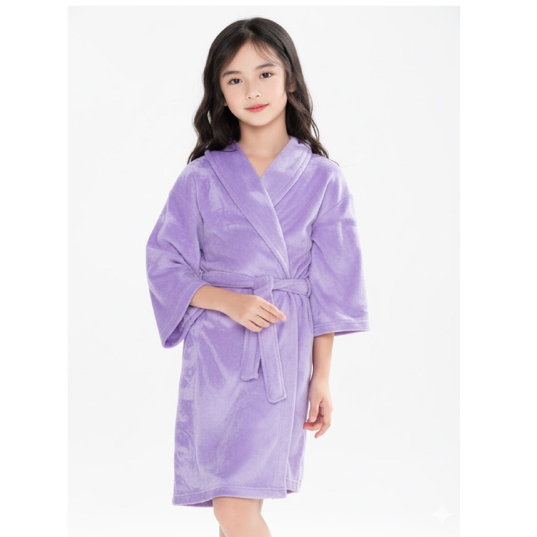 Girl Robe Party Outfit Purple