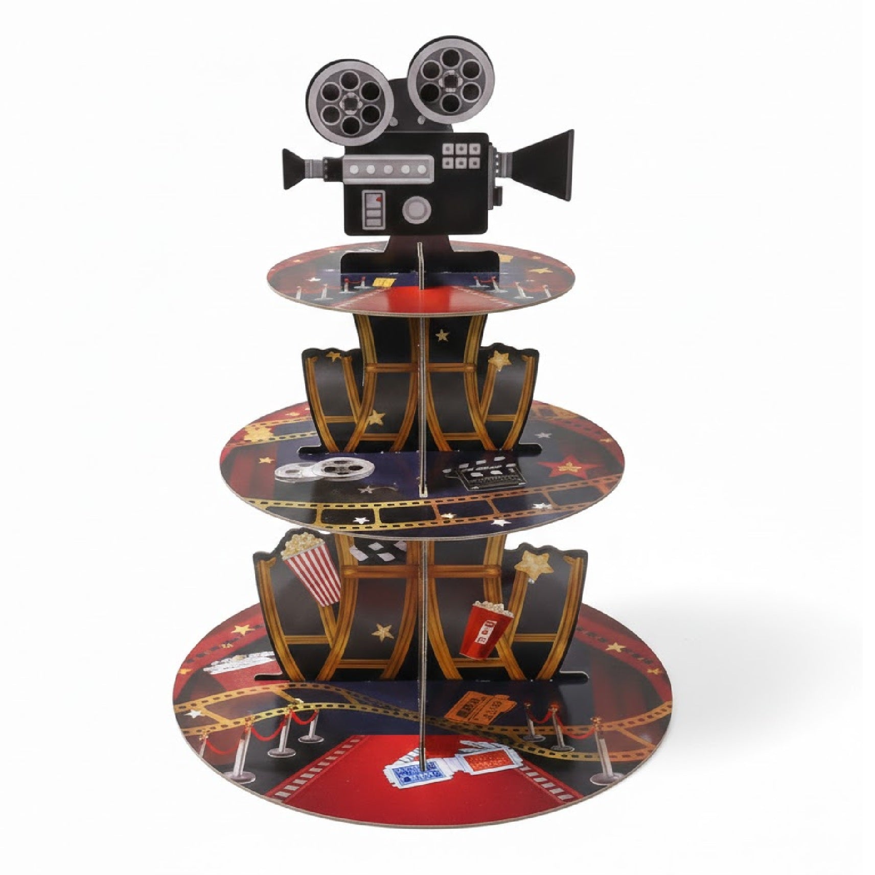 Movie Night Cup Cake Stand