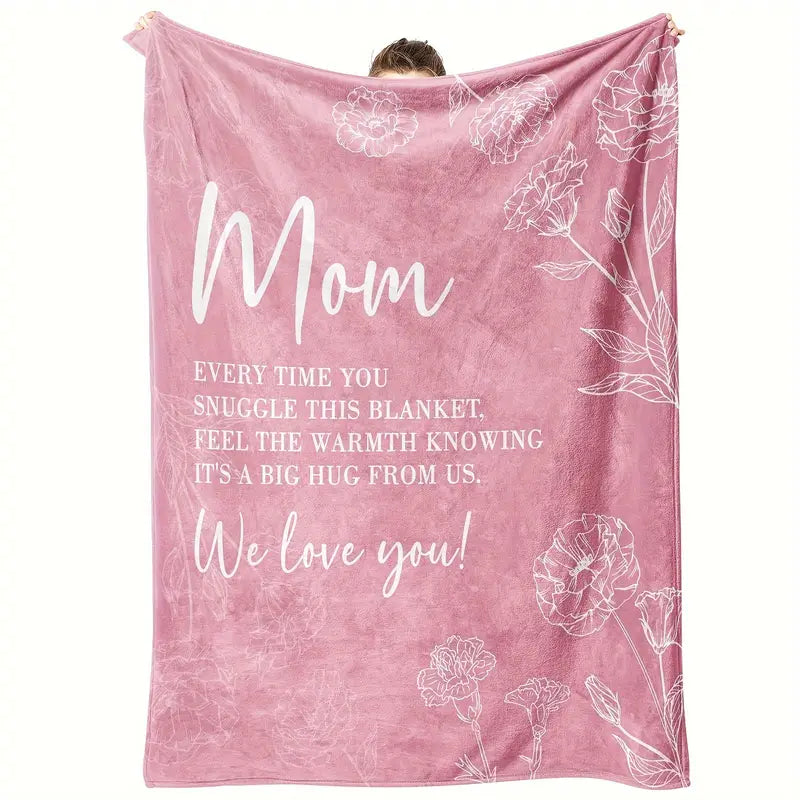 Mother's Day Blanket - We Love you Mom (2m*1.53m)