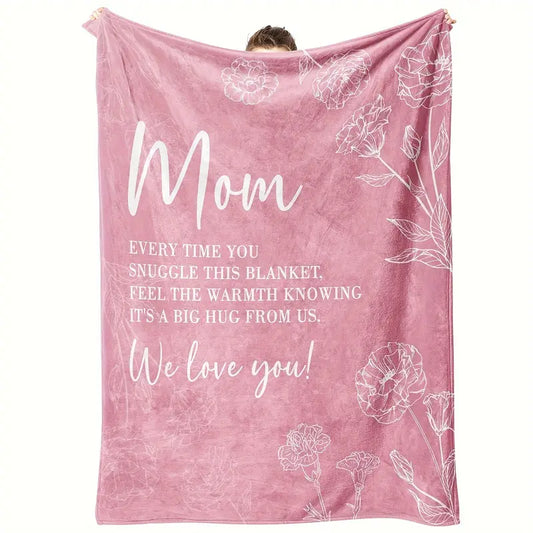 Mother's Day Blanket - We Love you Mom (2m*1.53m)