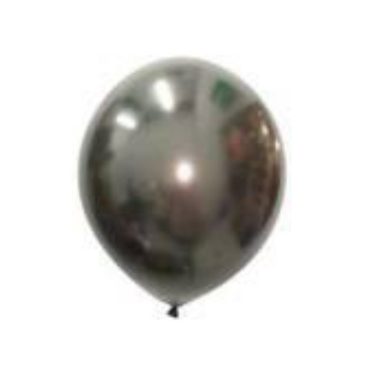 12 Inch Metallic Balloons (Pearlescent Black)