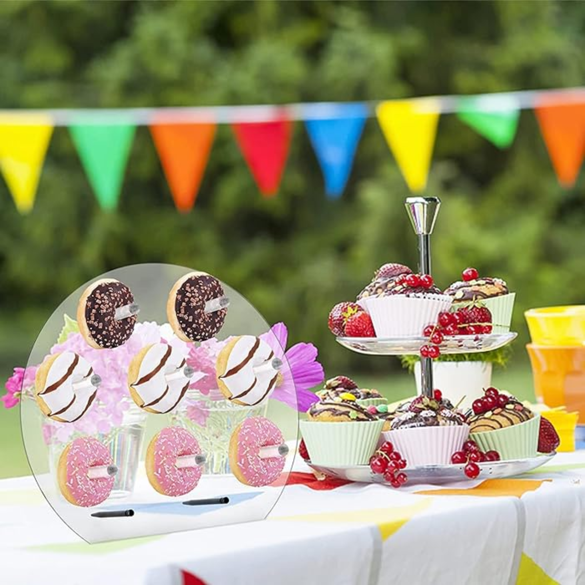 Donut Board Clear Acrylic Rack Display Stand