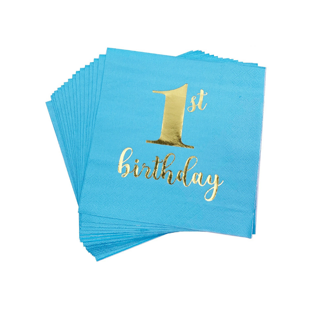First Birthday Tableware Set - Blue