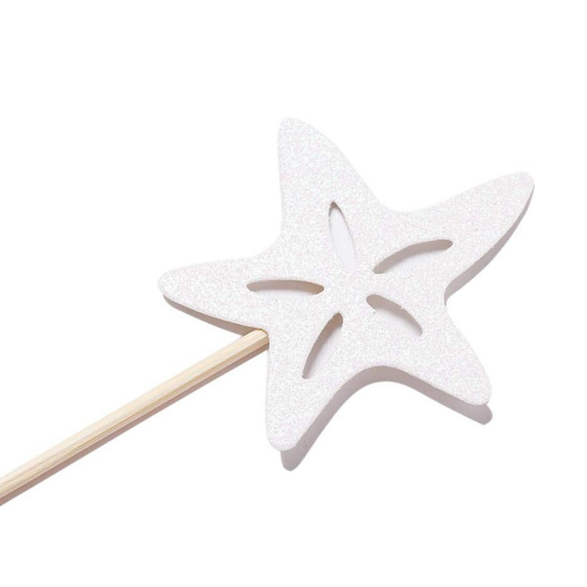 Mermaid Theme Cupcake Toppers Set with Glittery Design