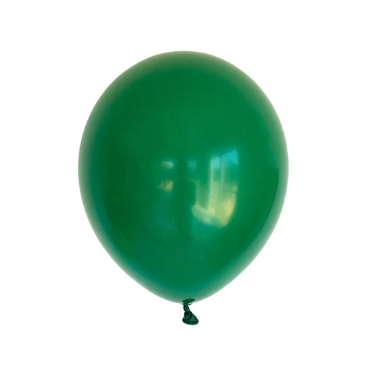 Helium 12 Inch Standard - Retro Balloons (Dark Green)