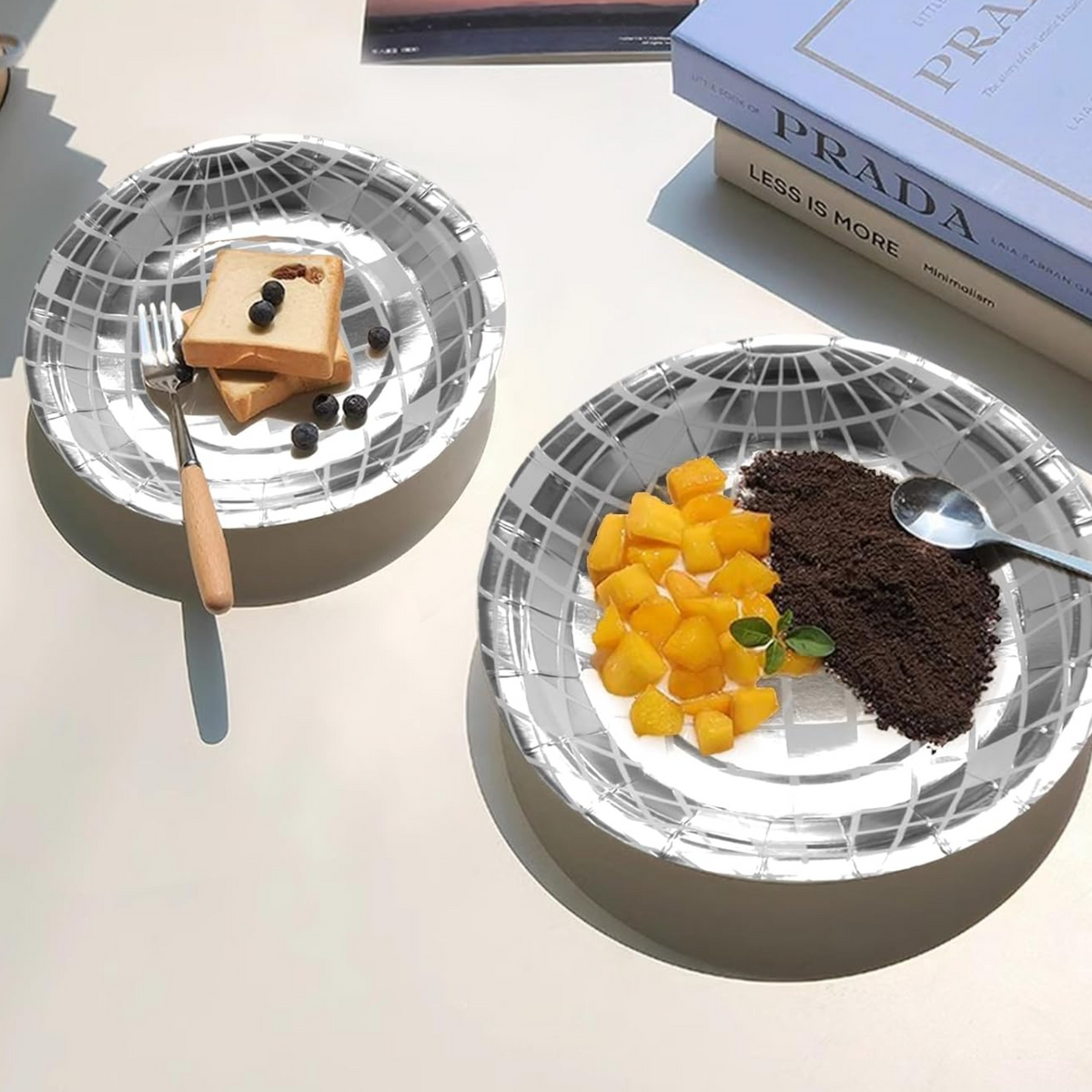 Groovy 70s Disco-Themed Party 7 Inch Paper Plates Set