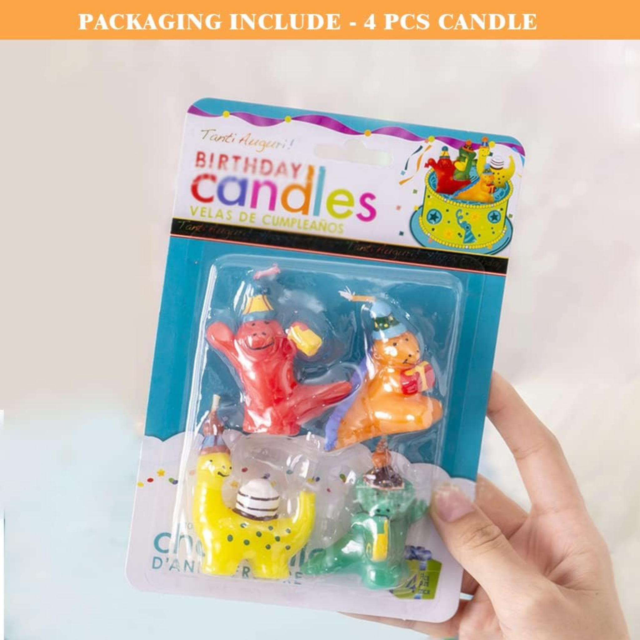 Dinosaur Birthday Party Candles Set