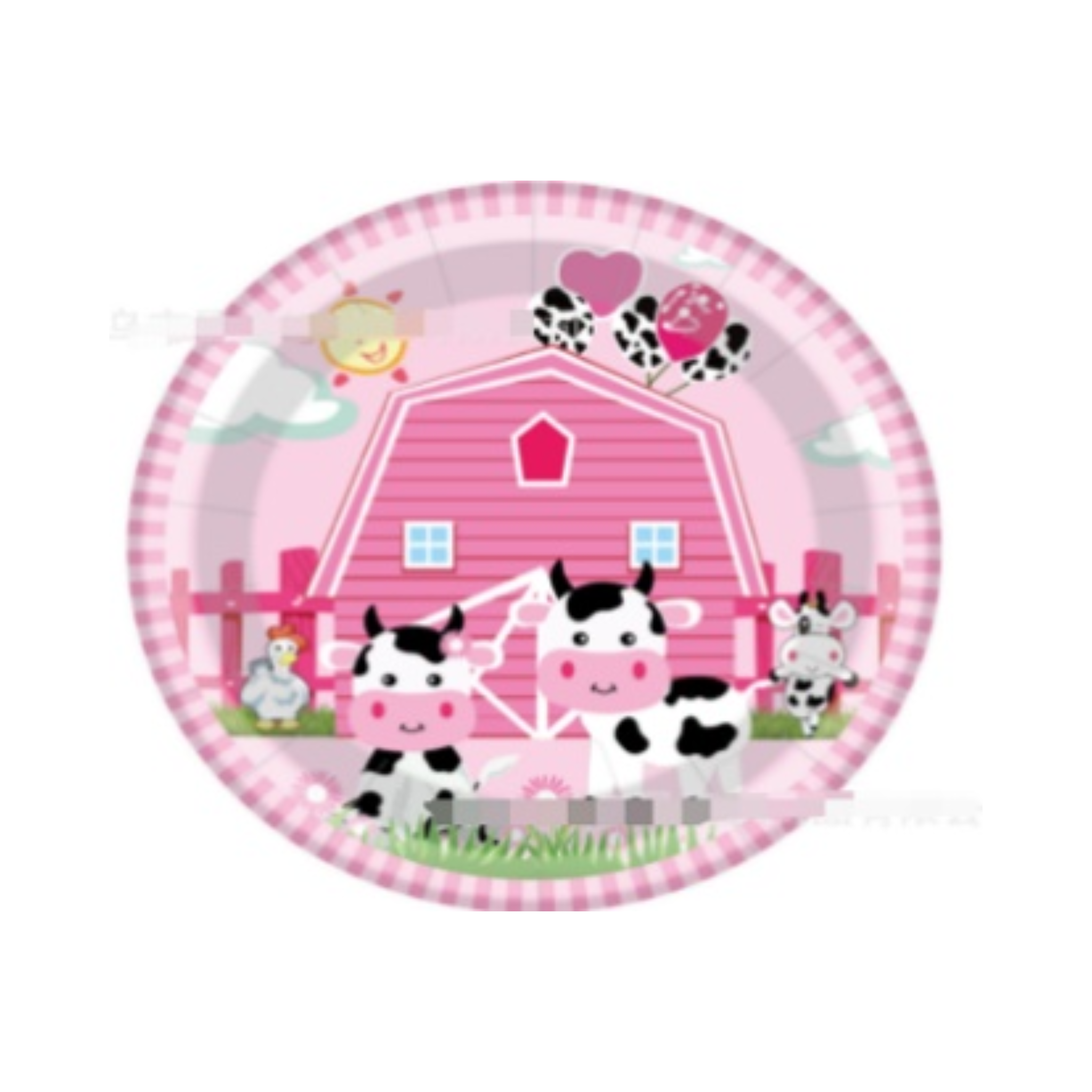 Farm Birthday Theme 9 Inch Paper Plates Set