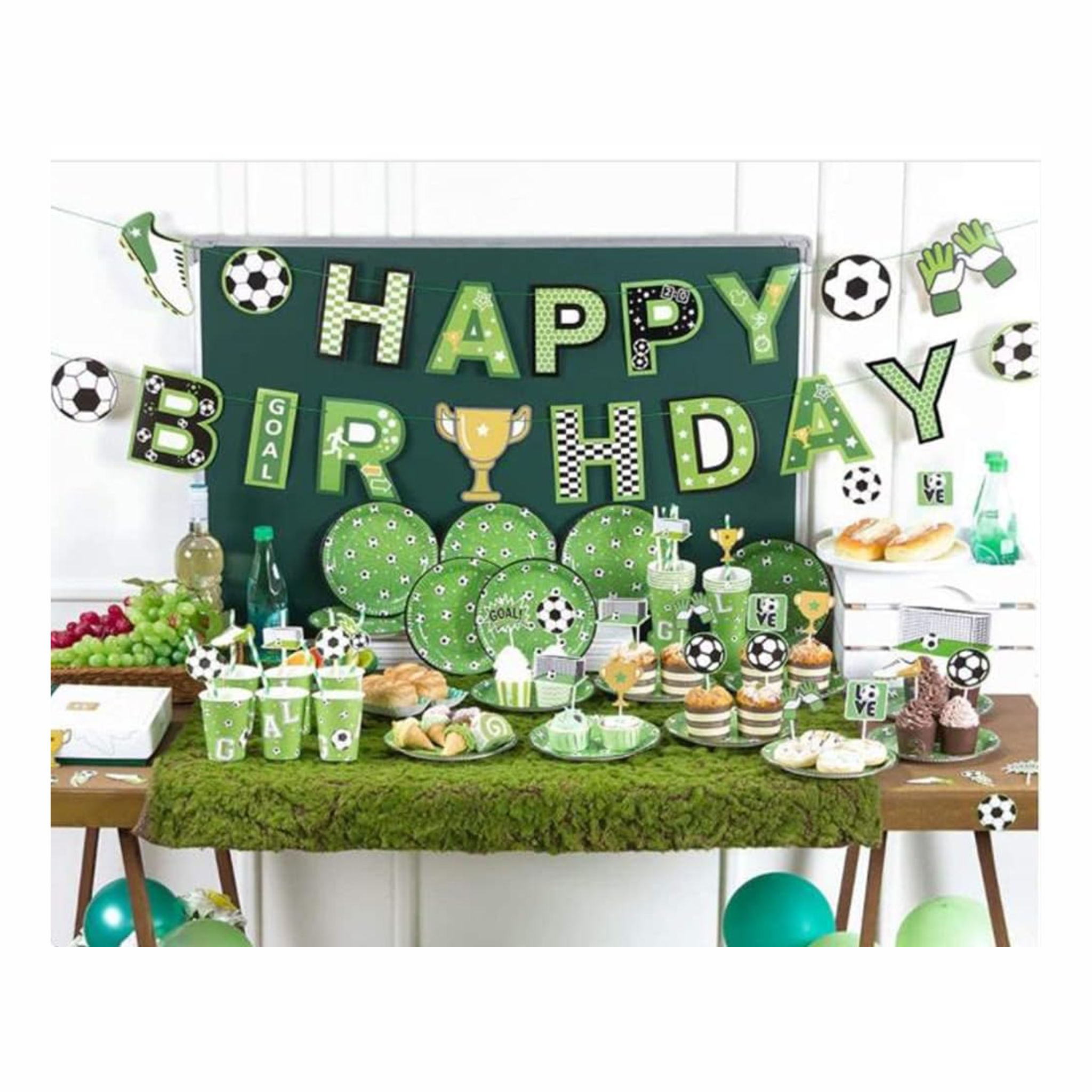 Soccer Happy Birthday Banner