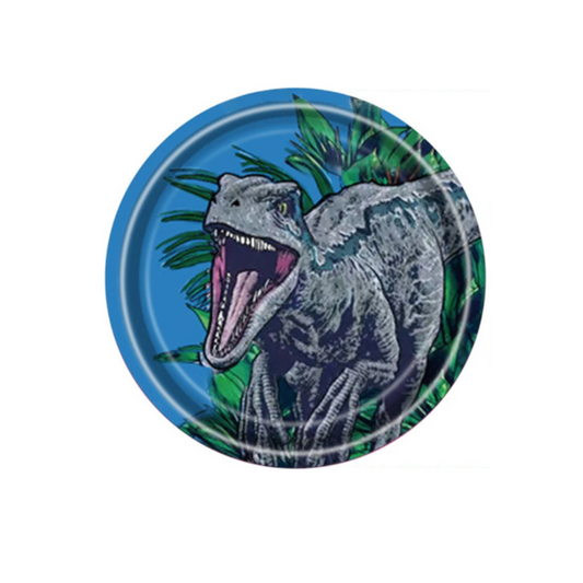 Jurassic-Themed Party 7 Inch Paper Plates Set