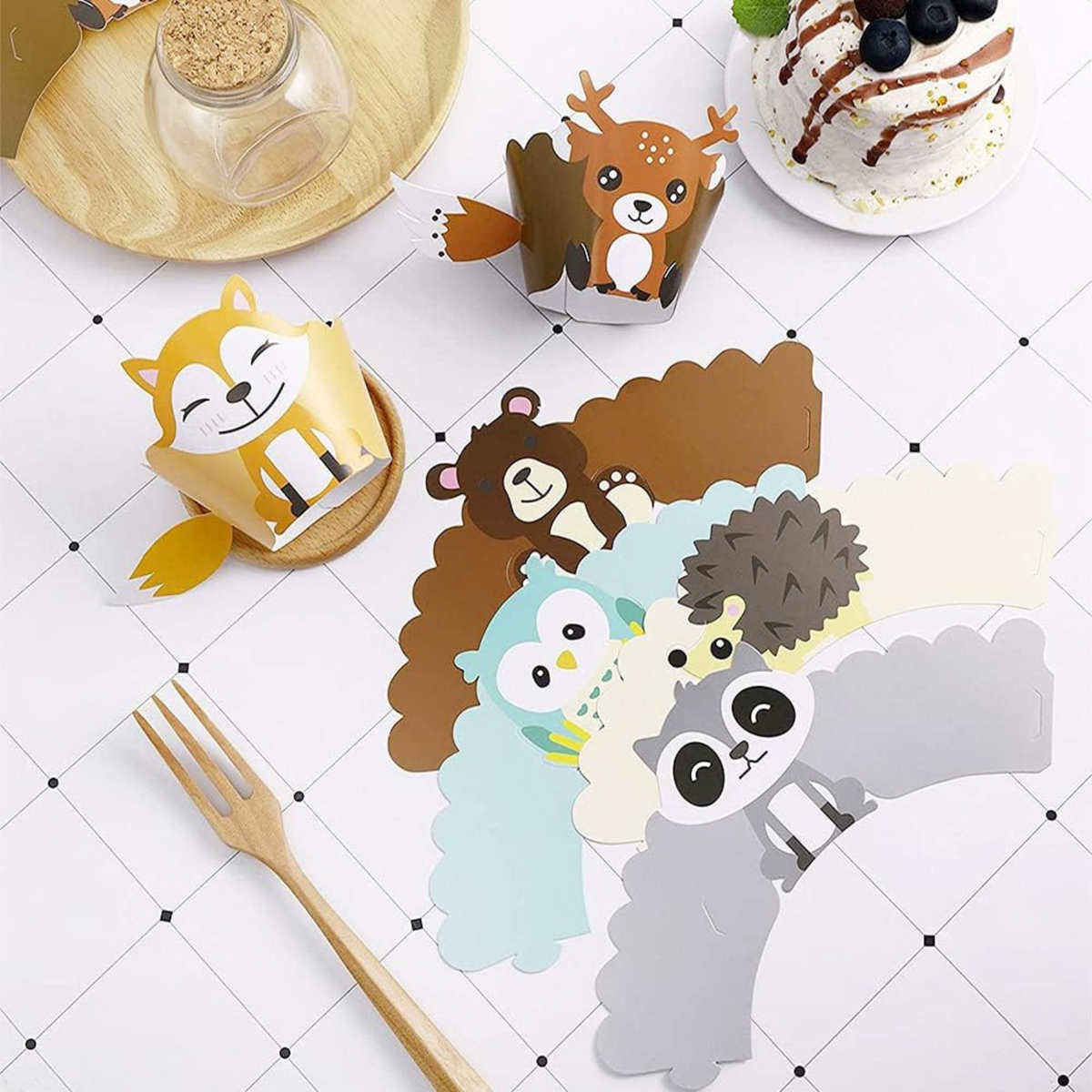 Woodland Cupcake Wrappers Set
