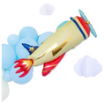 Load image into Gallery viewer, Retro Plane Shape Foil Balloon
