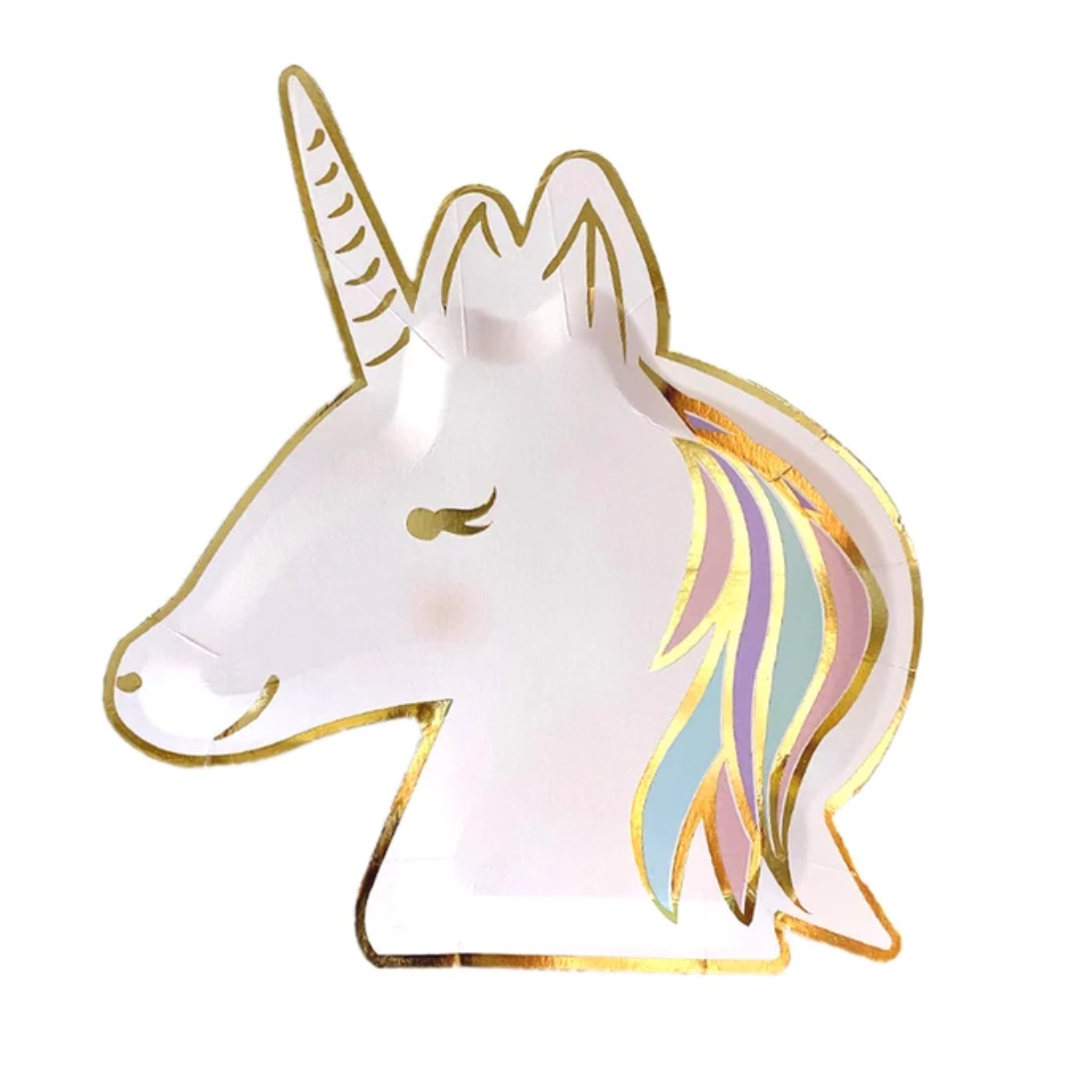 Unicorn Theme Party Paper Plates Set