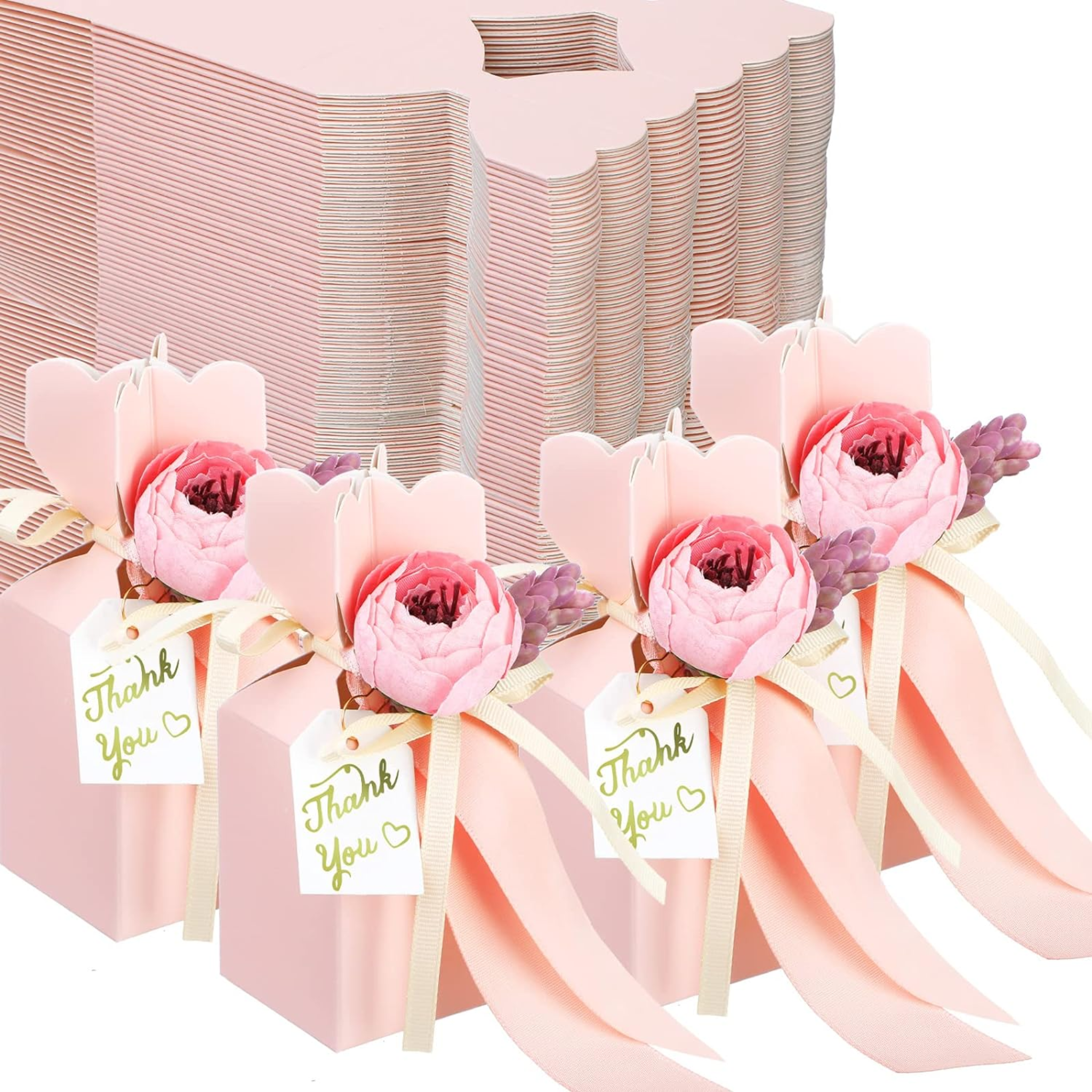 Butterfly Goodie Treat Bags & Bridal Shower Favor Boxes Set