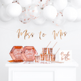 Load image into Gallery viewer, Bachelorette Party Rose Gold Dinnerware Set
