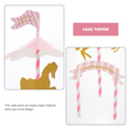Load image into Gallery viewer, Merry-Go-Round Cupcake Toppers
