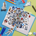 Load image into Gallery viewer, Space 3D Stickers for Kids and Toddlers
