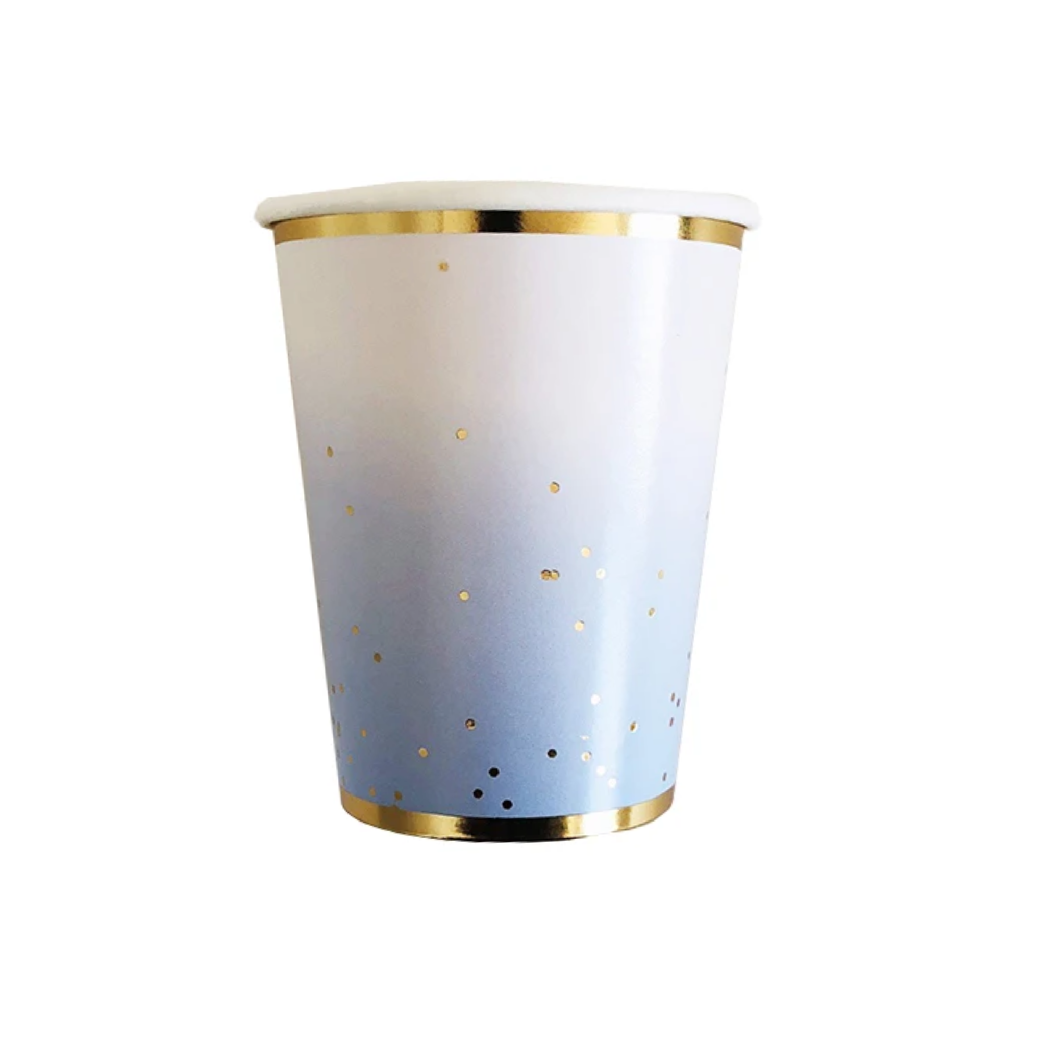 Blue Ombre with Gold Foil Dots Tableware Set