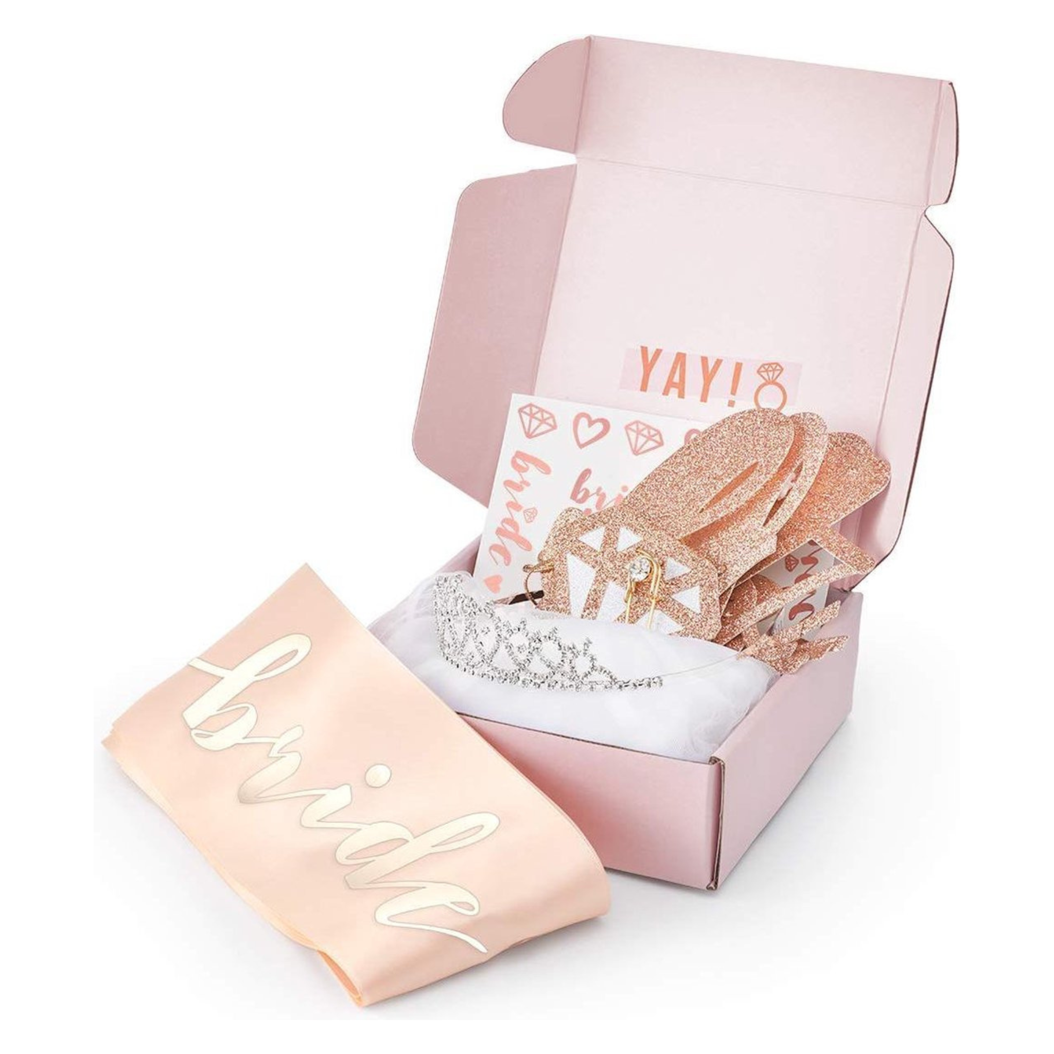 Rose Gold Women's Bachelorette Party Package Set