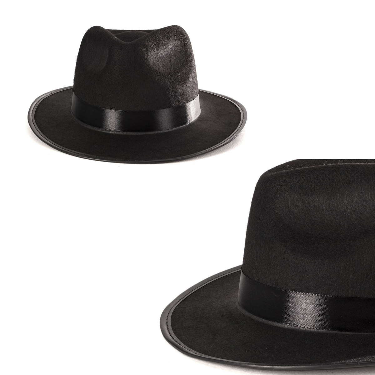 1920s Flapper Headband and Gangster Hat accessory Set