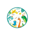 Load image into Gallery viewer, Dino Theme Birthday Party Tableware Set
