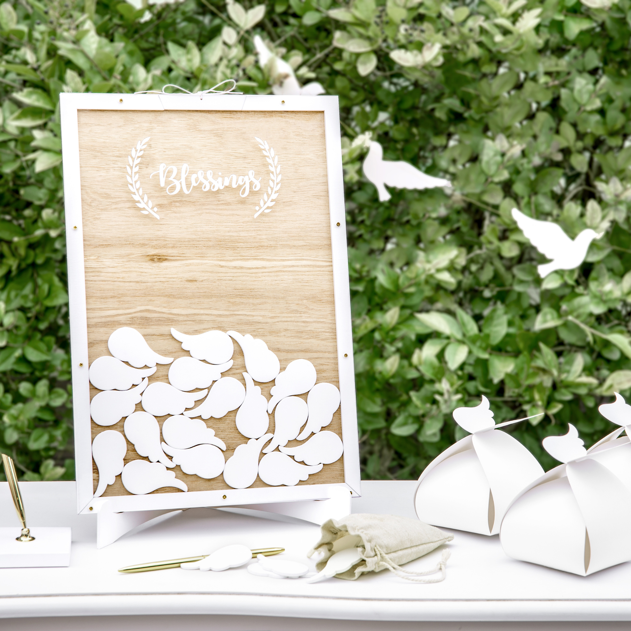 Wooden Guest Book