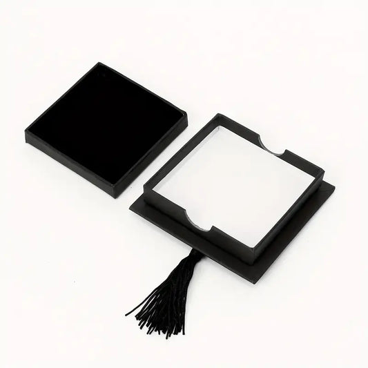 Graduation Jewelry Gift Box - Black Paper with Golden Tassel 2025