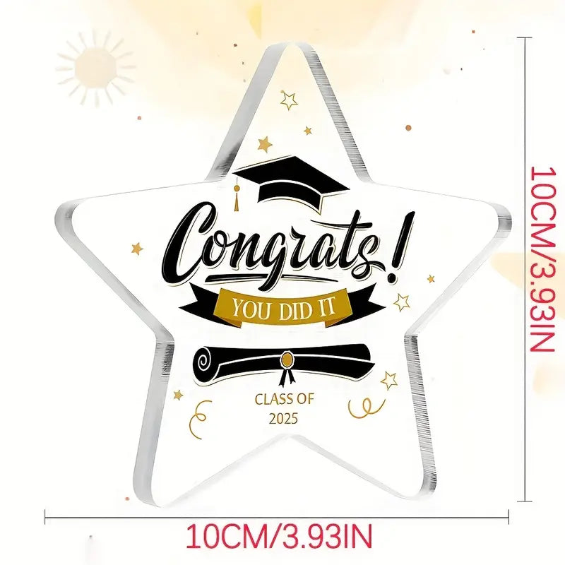 Graduation Class of 2025 Gift Desk Ornament - 10 Cm