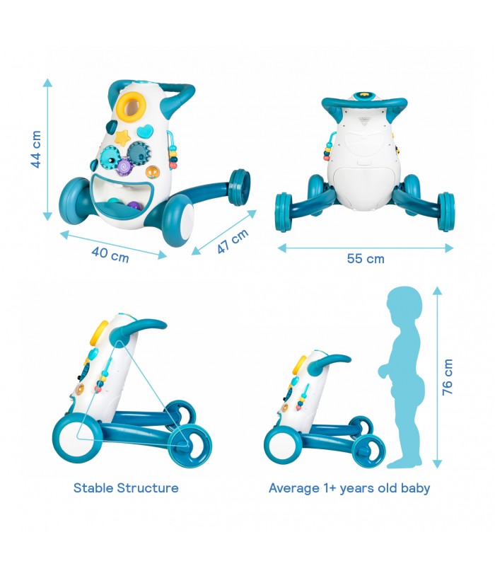 Arolo Baby Walker - Blue