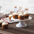 Load image into Gallery viewer, Rose Gold Bride Cupcake Toppers Set
