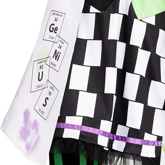 Mad Scientist Girl Costume with Wig