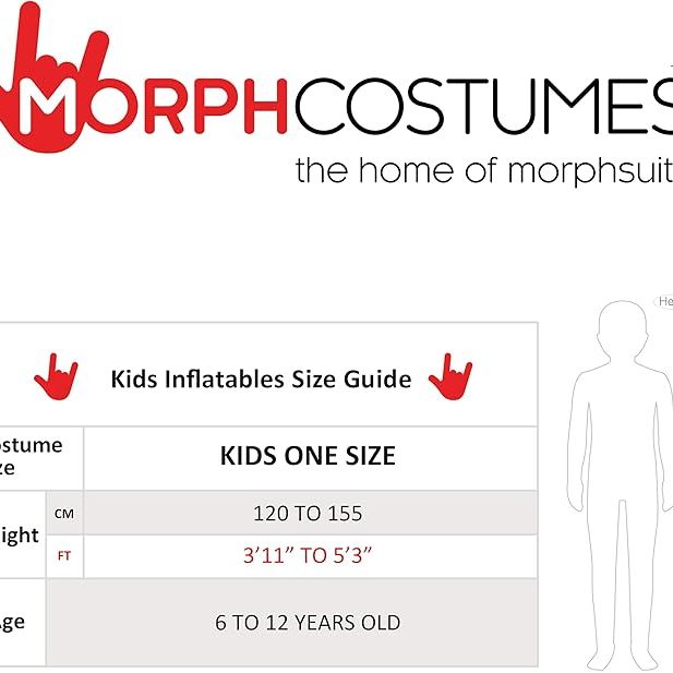 Inflatable Jetpack costume (Size 120-155 Cm)