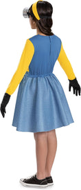 Load image into Gallery viewer, Despicable Me Minion Costume Dress for Girls with Gloves, Goggles, and Headband
