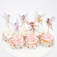 Load image into Gallery viewer, Cute Fairy Theme Cupcake Toppers Set
