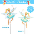 Load image into Gallery viewer, Fairy Theme Party Cupcake Toppers Set
