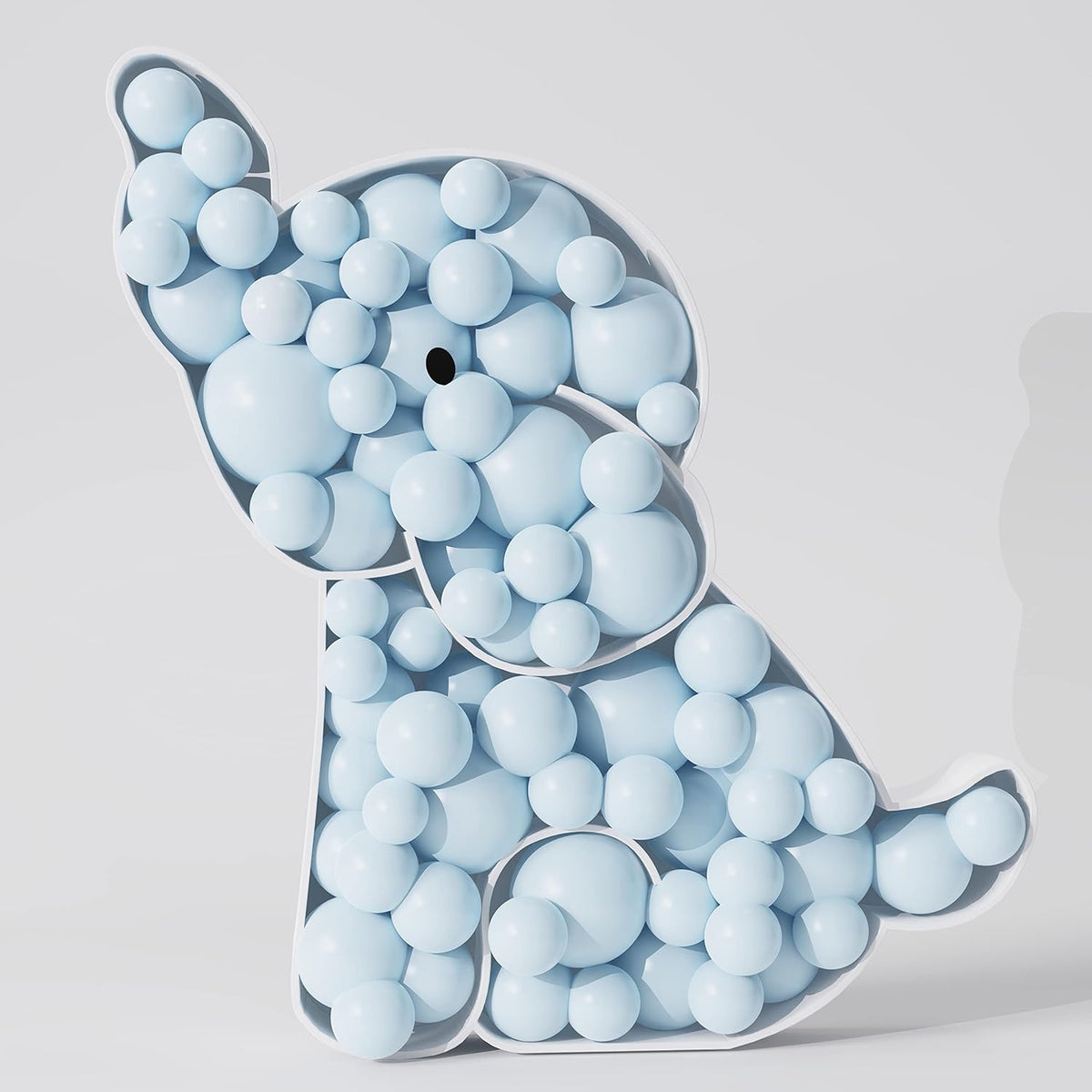 Elephant Mosaic Balloon Frame