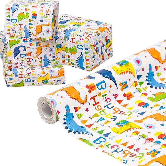 Dino Gift Wrapping 50*70cm