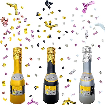 Confetti Canon Champagne Bottle 16 Cm