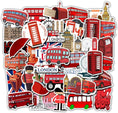 Load image into Gallery viewer, London Red Bus Theme Stickers Set
